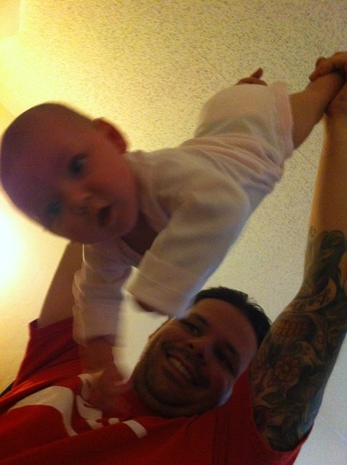 Hanging out with Dad