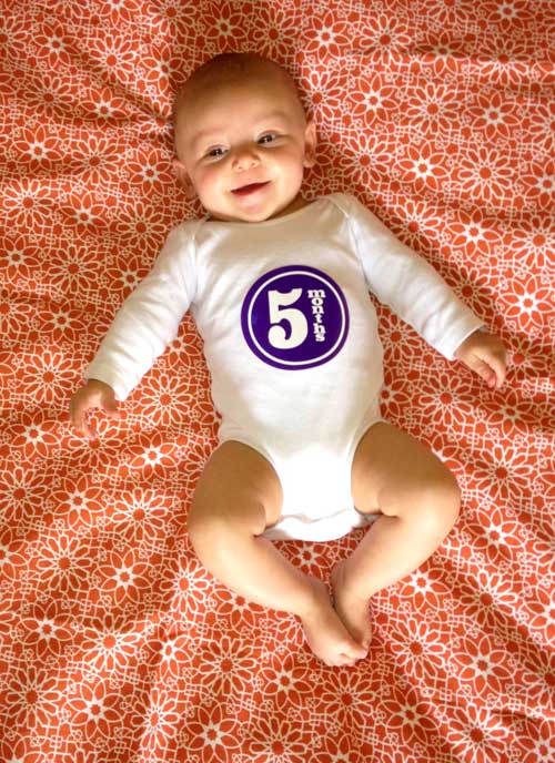 Ava at 5 months old