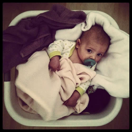 Loving the laundry basket