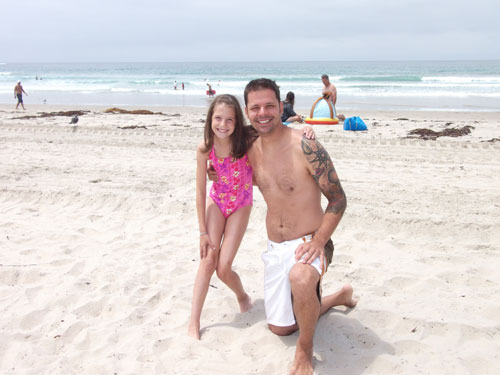 Anna and Michael at the beach